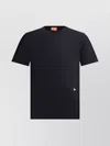 Diesel T-adjust-slits-r13 T-shirt In Black