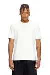 Diesel T-shirt With Tonal Logo Embroidery In White