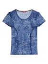 Diesel T-shirt Woman In Blue
