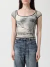 Diesel Graphic-print T-shirt In Blue