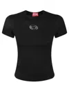 Diesel Black T-uncutie-long-od T-shirt