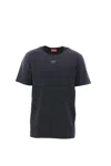 Diesel T-adjust Cotton T-shirt In Black