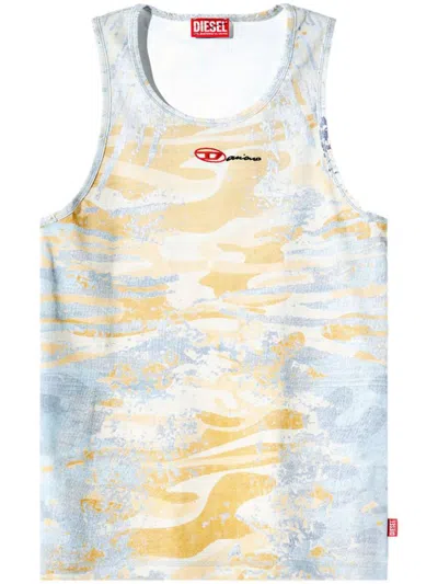 Diesel T-shirts And Polos In Beige