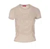 Diesel T-shirts And Polos In Beige
