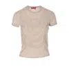 Diesel T-shirts And Polos In Beige