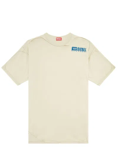 Diesel T-shirts And Polos Beige