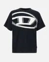 Diesel T-doxt Printed T-shirt In Black