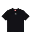 Diesel T-shirt Con Logo Oval D In Black