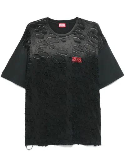 Diesel T-shirts And Polos In Black