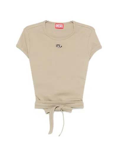 Diesel T-shirts And Polos Green In Brown