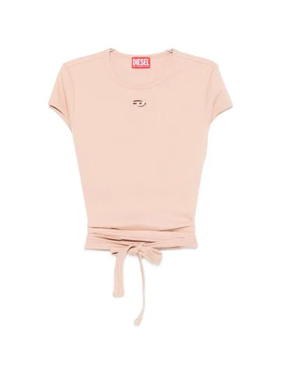 Diesel T-shirts And Polos Powder In Pink