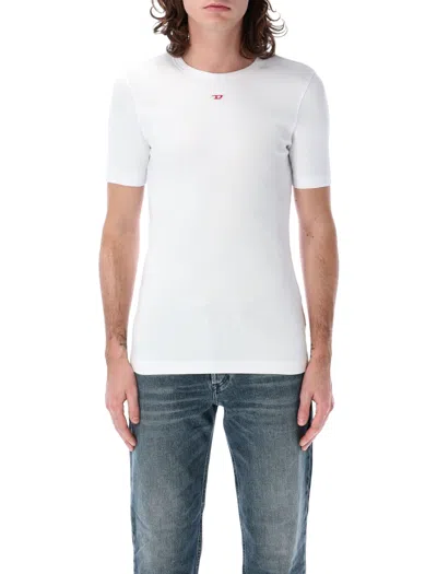 Diesel D-ribber-n T-shirt In White