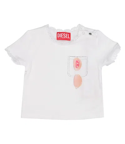 Diesel T Shirts And Polos White
