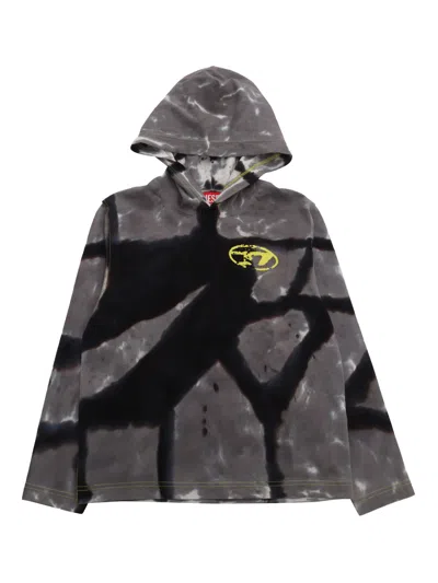 Diesel Kids' T-shirts In Black