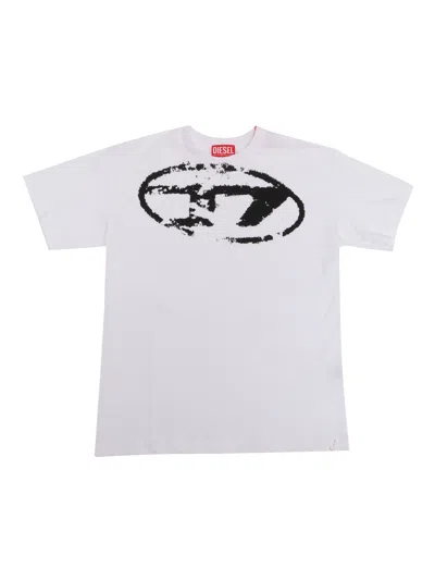 Diesel Kids' T-shirts In White