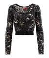 Diesel T-simonne-dev Cropped Top In Black