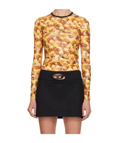 DIESEL T-UNCLAU-LS T-SHIRT