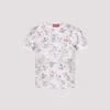 Diesel Cat-print T-shirt With Short Sleeves Throughout In Multi