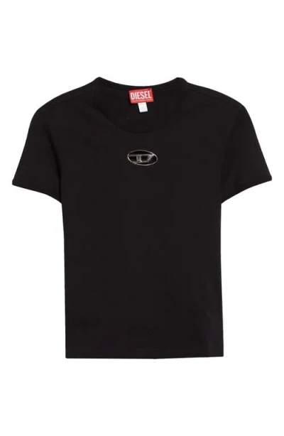 Diesel ® T-uncutie Cotton T-shirt In Black