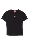Diesel D Logo Regular Tee In Black