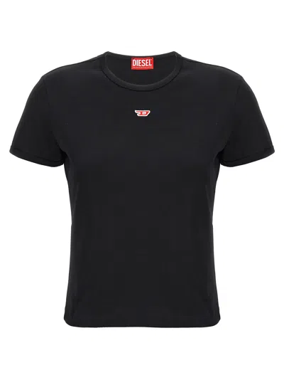 DIESEL T-UNCUTIE-LONG-D T-SHIRT BLACK