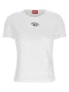Diesel White Organic Jersey T-uncutie-long-od-q1 Slim T-shirt