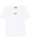 Diesel T-uncutie-long-od T-shirt In White