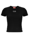 Diesel T-shirt And Polo Shirt In Black