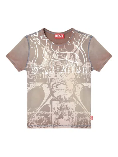 Diesel T-uncuties-long-r6 T-shirt