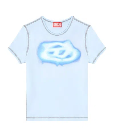 DIESEL DIESEL T UNCUTIES LOGO PRINTED T-SHIRT