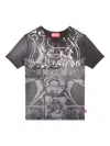 Diesel T-uncuties R6 T-shirt In 黑色