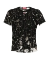 Diesel T-uncyna T-shirt In Distressed-optik In Black