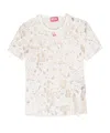 Diesel T-shirt Effetto Consumato T-uncyna In White