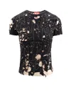 Diesel T-uncyna T-shirt In Distressed-optik In Xx Black