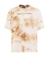 Diesel T-wash Tie Dye T-shirt In Beige In Brown