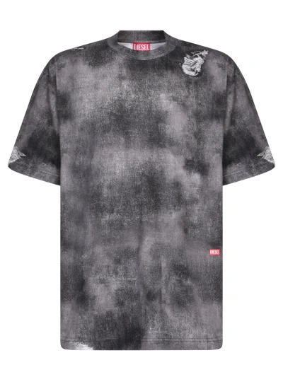 Diesel T-wash Black T-shirt