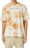 Diesel T-wash Tie Dye T-shirt In Beige In Nude