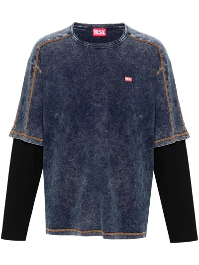 Diesel T-weshind T-shirt In Blue