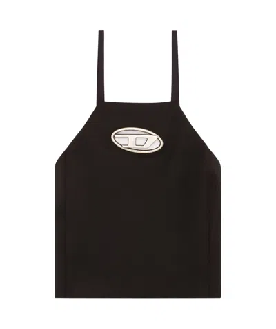 DIESEL DIESEL T-WILIGHT LOGO PLAQUE TOP