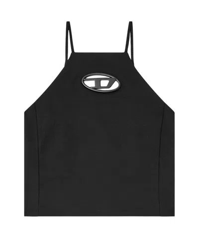 DIESEL DIESEL T-WILIT LOGO PLAQUE CAMISOLE TOP