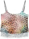 Diesel T-zaza-q1 Tank Top In Orange