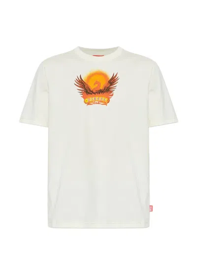 Diesel T-adjust-aa1 Graphic-print T-shirt In Neutral