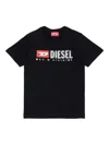 Diesel Tadjustk14 T-shirt In Black