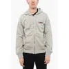 Diesel Red Tag Hoodie S-ginn-hood With Zip Closure In Gray