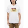 Diesel Red Tag Relaxed Fit T-just-n5 Crew-neck T-shirt With Graphic In White