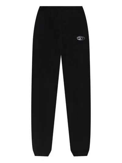 DIESEL TAILORED HIGH-WAIST STRAIGHT-LEG PANTS WITH MINIMALIST FINISH