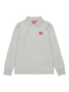 Diesel Takao Polo Shirt In Gray