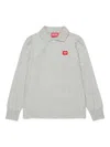 Diesel Takao Polo Shirt In Gray