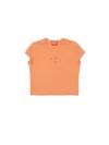Diesel T-shirt Con Logo In Orange