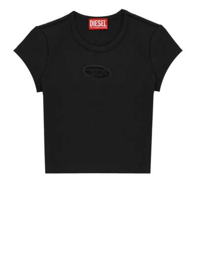 Diesel Kids' Tangie T-shirt In Black